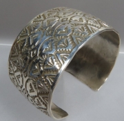 Silver Cuff Bracelet by Dakota Willie