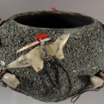 Zuni Fetish Bowl by Edna Leki  (1950s-60s) (view 2)