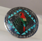 Parrot pin/pendant by S&E Guardian