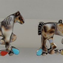 Horse pin/pendant by E. Leekity