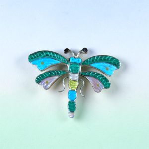 JWLP 003 Tamara Pinto ~ Mixed Material Dragonfly Pin_Pendant