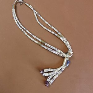 Nestoria Coriz ~ Wampum Ceremonial 2 strand Necklace