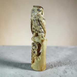 Lewis Malie Wood Owl Fetish