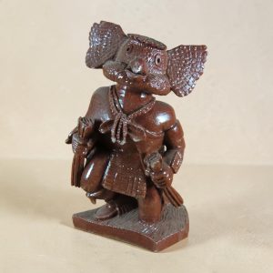 Terry Lang_Milton Honowa ~ Pipestone Owl Kachina Fetish